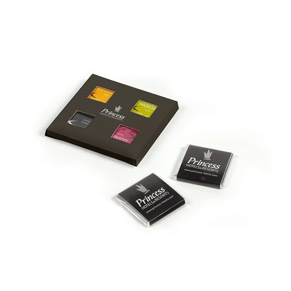 Crispins flat pack of 4 chocolates 20 gr