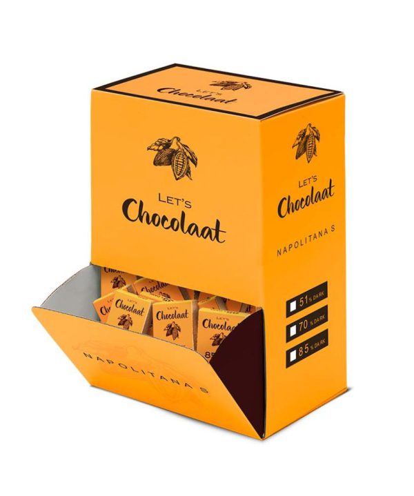 Napolitanas 5g 51% - Caja dispensadora 1 kg