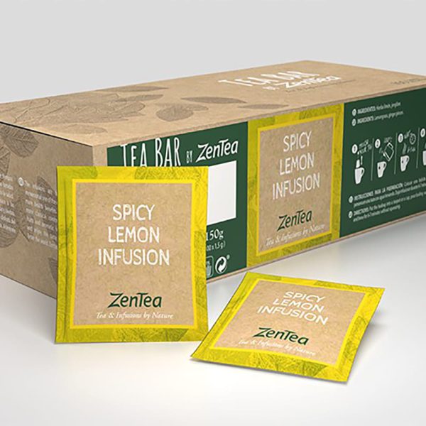 Zentea Infusión Wellness Spicy Lemongrass - 100 sobres