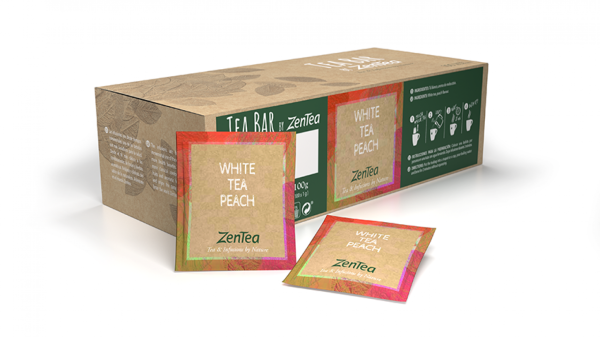 Té Blanco con Melocotón - 100 bolsitas