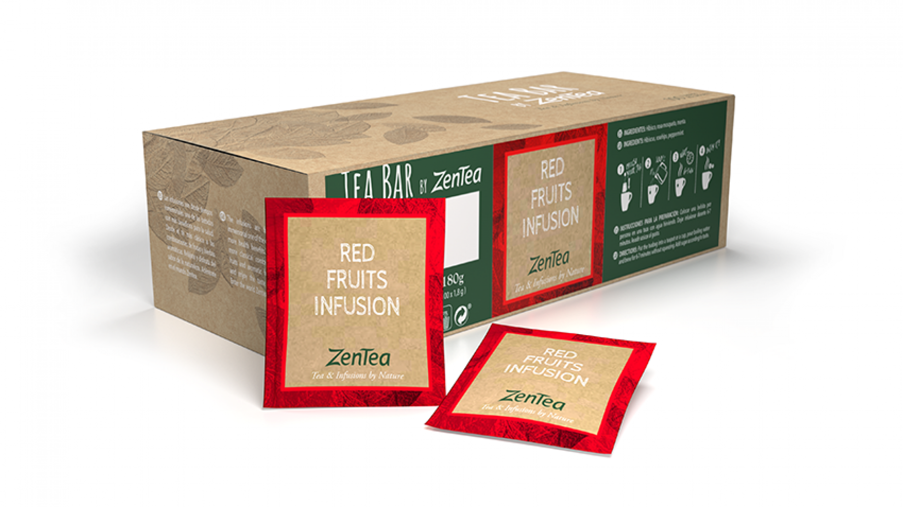 Infusión Frutos Rojos - 100 bolsitas