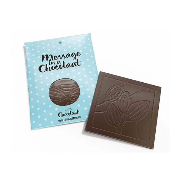 Tableta Message in a Chocolaat 70% cacao Perú