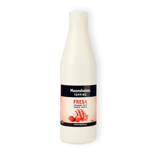 Strawberry-flavored syrup