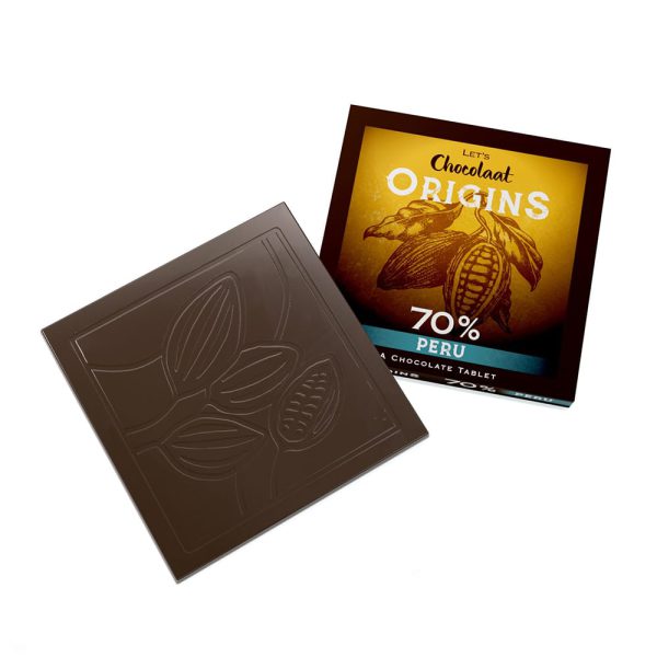 Tableta Origins 70% cacao Perú