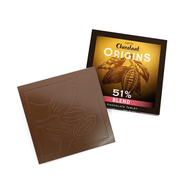 Tableta Origins cacao 51%
