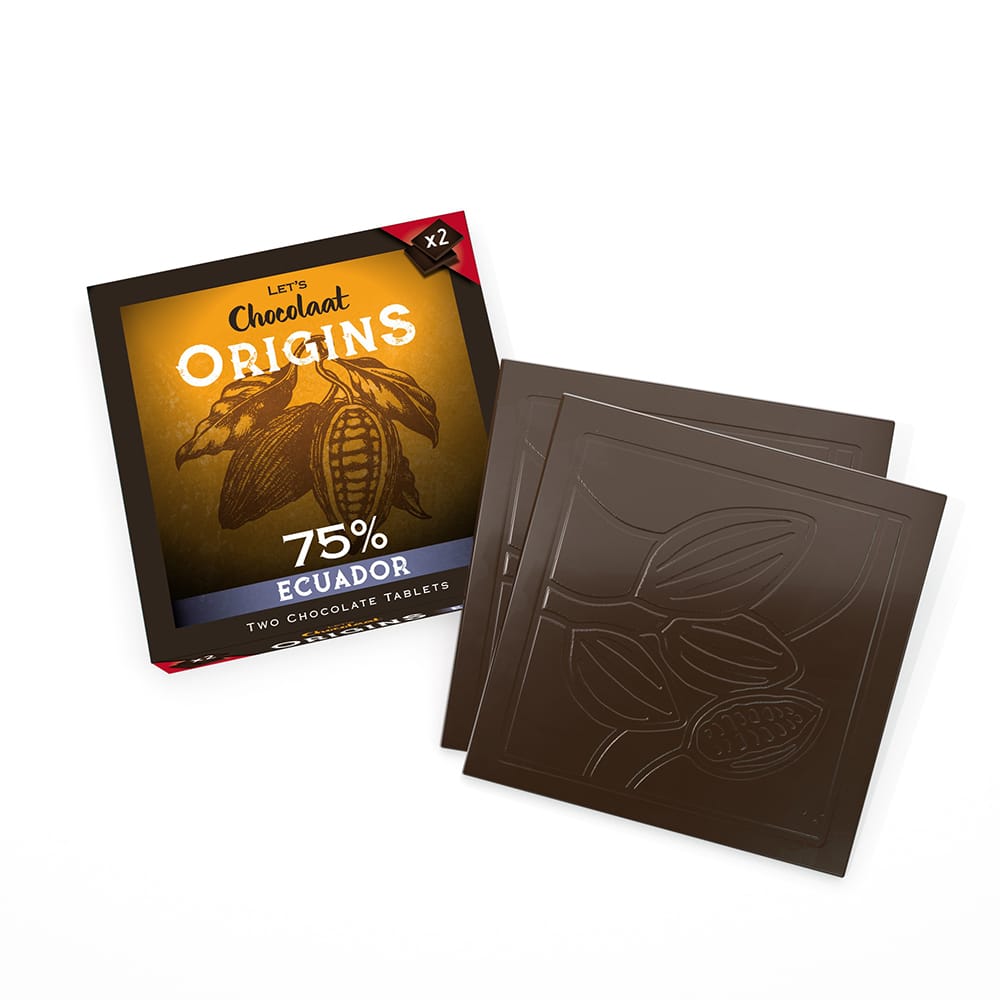 Tableta Origins 75% cacao Ecuador (2 unidades)