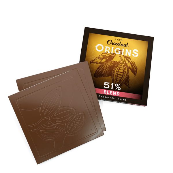 Tableta Origins cacao 51% (2 unidades)