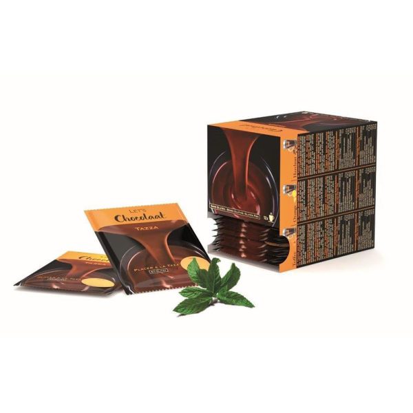 Chocolate a la taza menta - caja 12 sobres