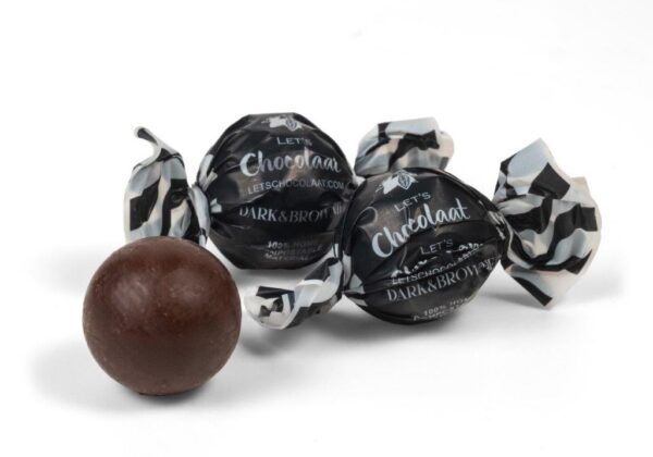 Trufas 55% cacao con crema de brownie (4kg)