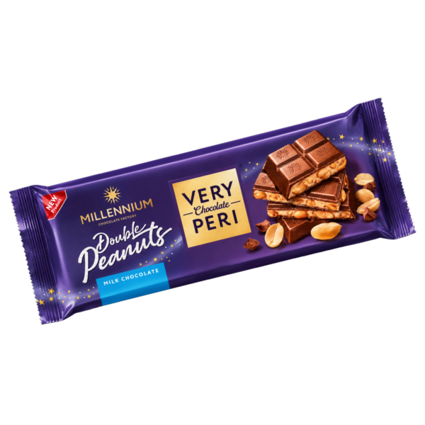 Tableta Millennium Very Peri Chocolate con Leche y Cacahuetes