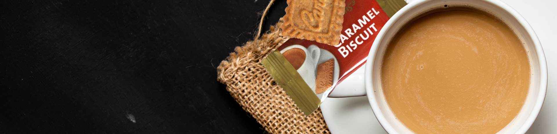 Complimentary biscuits served with coffee